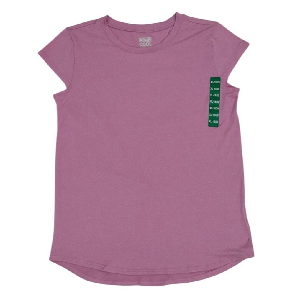 32 Degrees Kids XL Short Sleeve T-Shirt Purple Lightweight Stretchy.